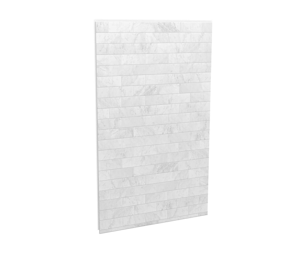 MAAX 103421-307-508 Utile 48 in. Composite Direct-to-Stud Back Wall in Marble Carrara