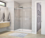 MAAX 136272-900-084-000 Duel 56-58 ½ x 70 ½-74 in. 8mm Bypass Shower Door for Alcove Installation with Clear glass in Chrome