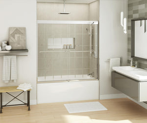 Kameleon Sliding Tub Door 55-59 x 57 in. 8 mm