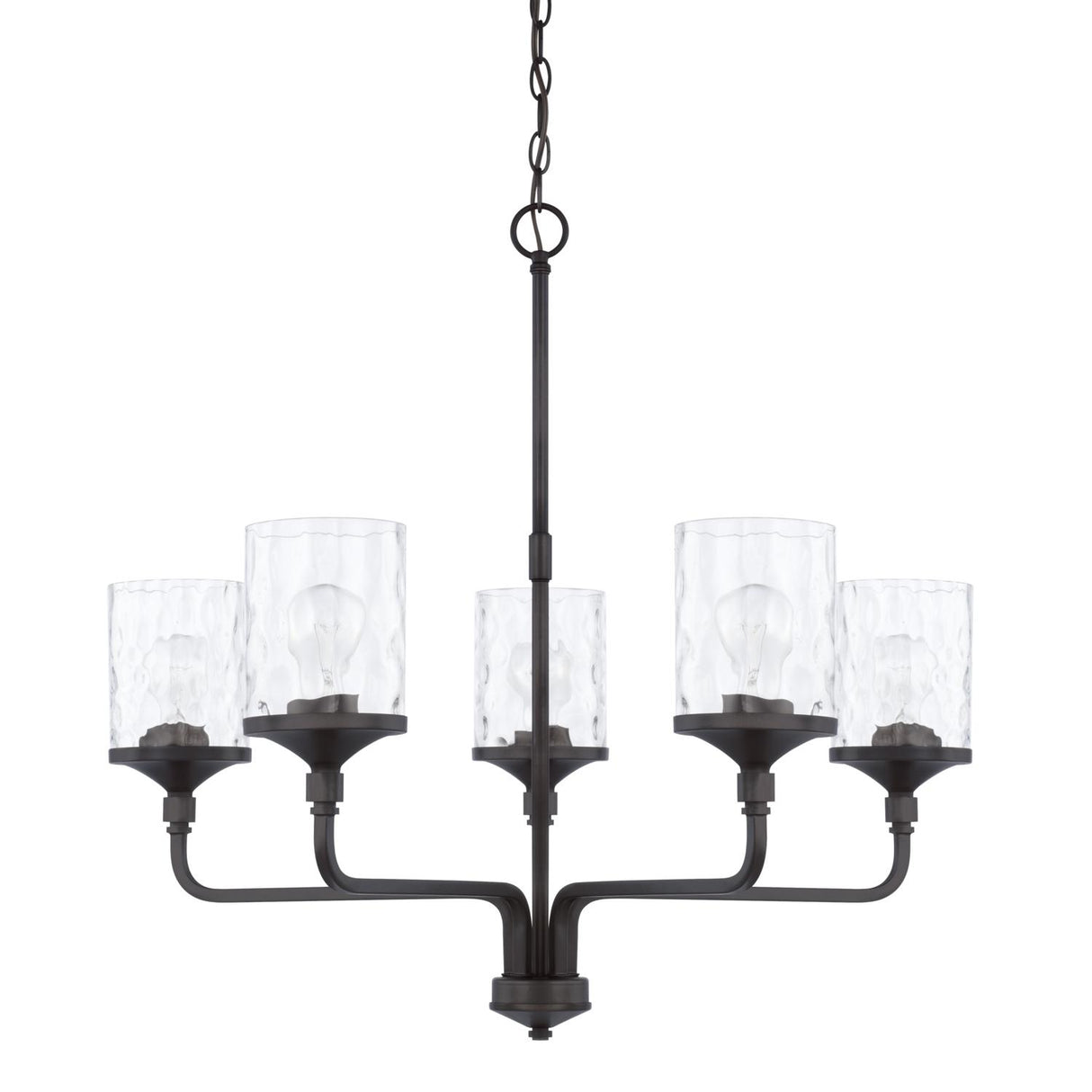 Capital Lighting 428851MB-451 Colton 5 Light Chandelier Matte Black