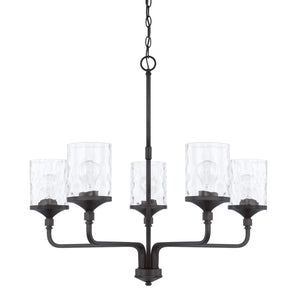 Capital Lighting 428851MB-451 Colton 5 Light Chandelier Matte Black