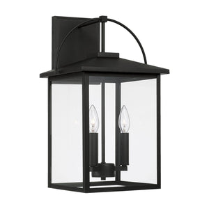 Capital Lighting 948031BK Bryson 3 Light Outdoor Wall Lantern Black