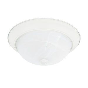 Capital Lighting 219022MW Bates 2 Light Flush Mount Matte White
