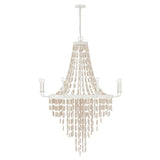 Capital Lighting 447782OW Carissa 8 Light Chandelier Organic White