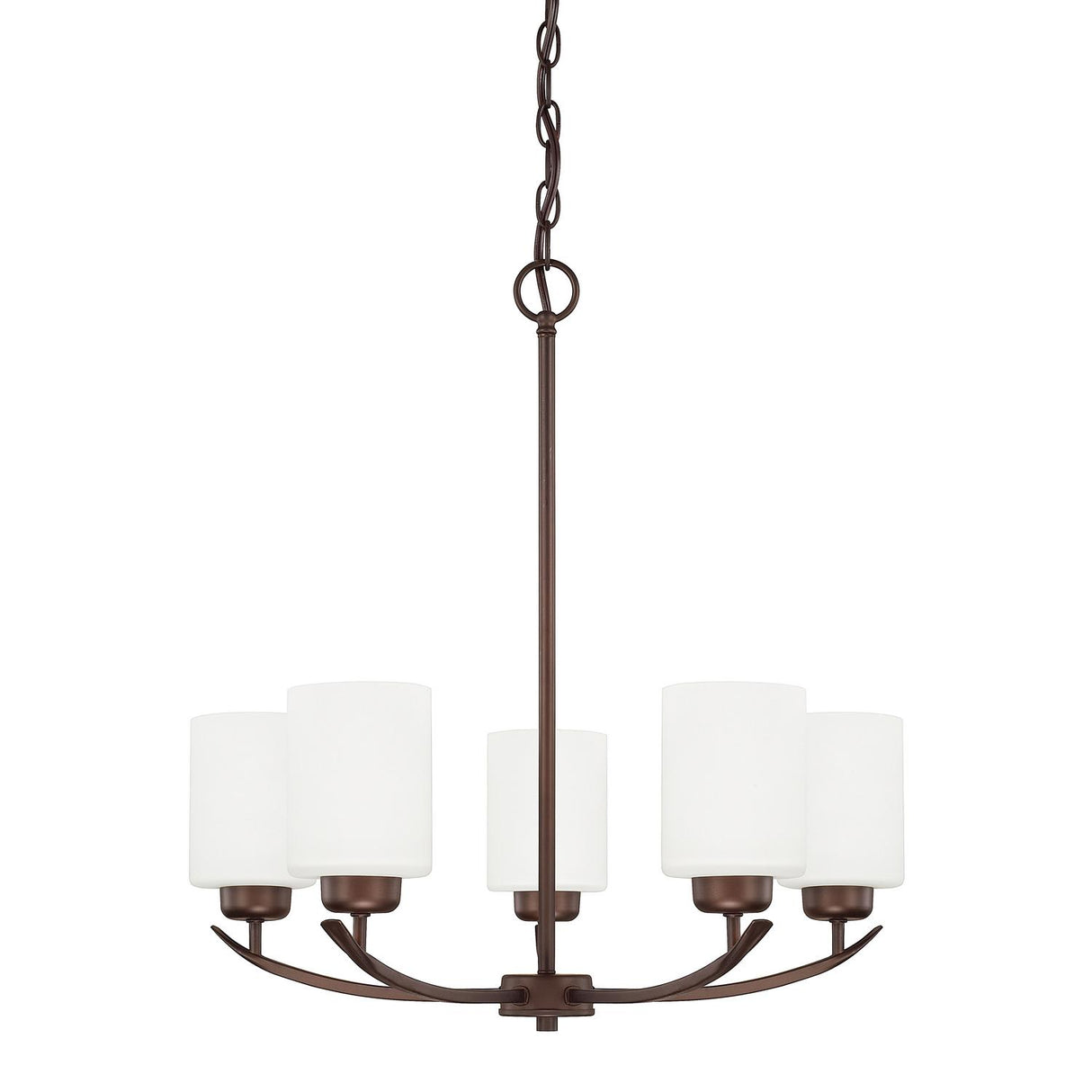 Capital Lighting 415251BZ-338 Dixon 5 Light Chandelier Bronze