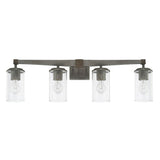 Capital Lighting 125941UG-435 Zac 4 Light Vanity Urban Grey