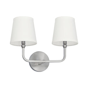 Capital Lighting 119321BN-674 Dawson 2 Light Vanity Brushed Nickel