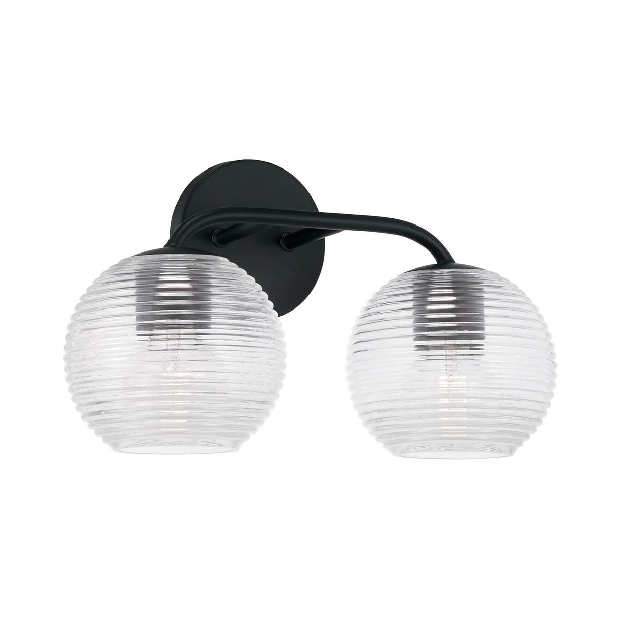 Capital Lighting 149921MB-544 Dolan 2 Light Vanity Matte Black