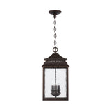 Capital Lighting 936933OZ Sutter Creek 3 Light Outdoor Hanging Lantern Oiled Bronze