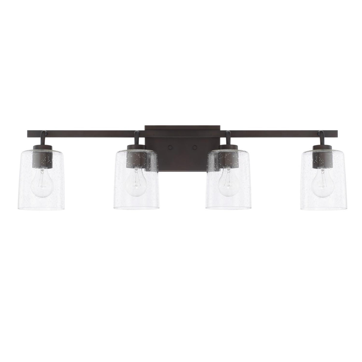 Capital Lighting 128541BZ-449 Greyson 4 Light Vanity Bronze