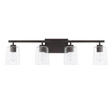 Capital Lighting 128541BZ-449 Greyson 4 Light Vanity Bronze