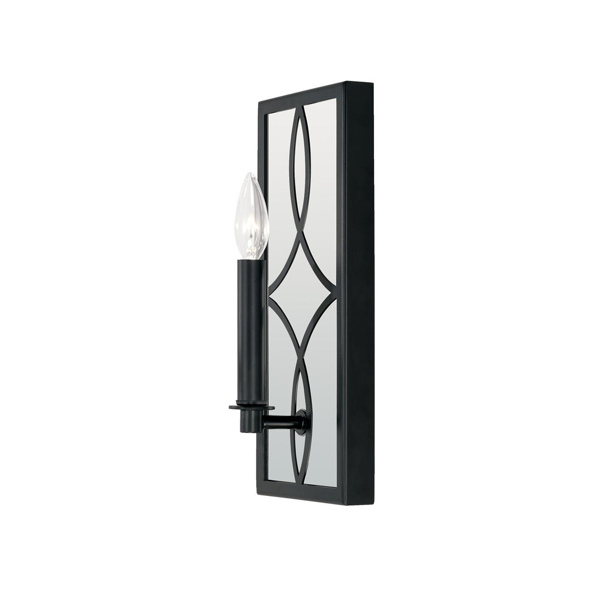 Capital Lighting 645711MB Avery 1 Light Sconce Matte Black