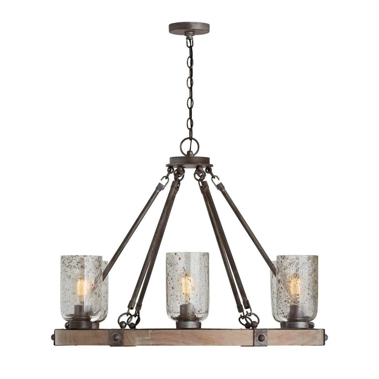 Capital Lighting 434961UW-482 Nolan 6 Light Chandelier Urban Wash