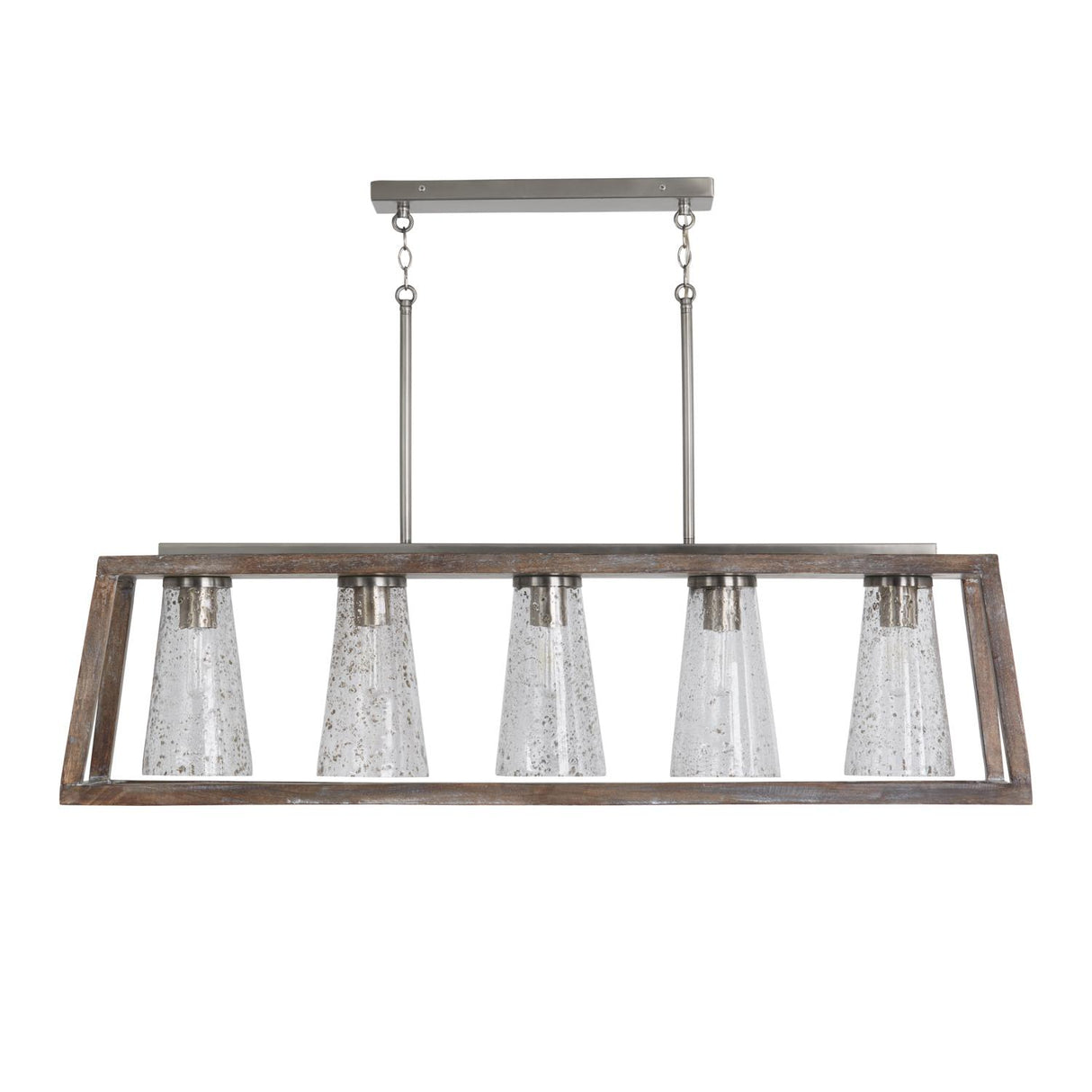 Capital Lighting 840551HN-504 Connor 5 Light Island Barnhouse and Matte Nickel