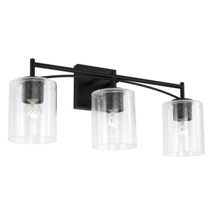 Capital Lighting 142031MB-510 Peyton 3 Light Vanity Matte Black