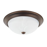 Capital Lighting 219031BZ Bates 3 Light Flush Mount Bronze