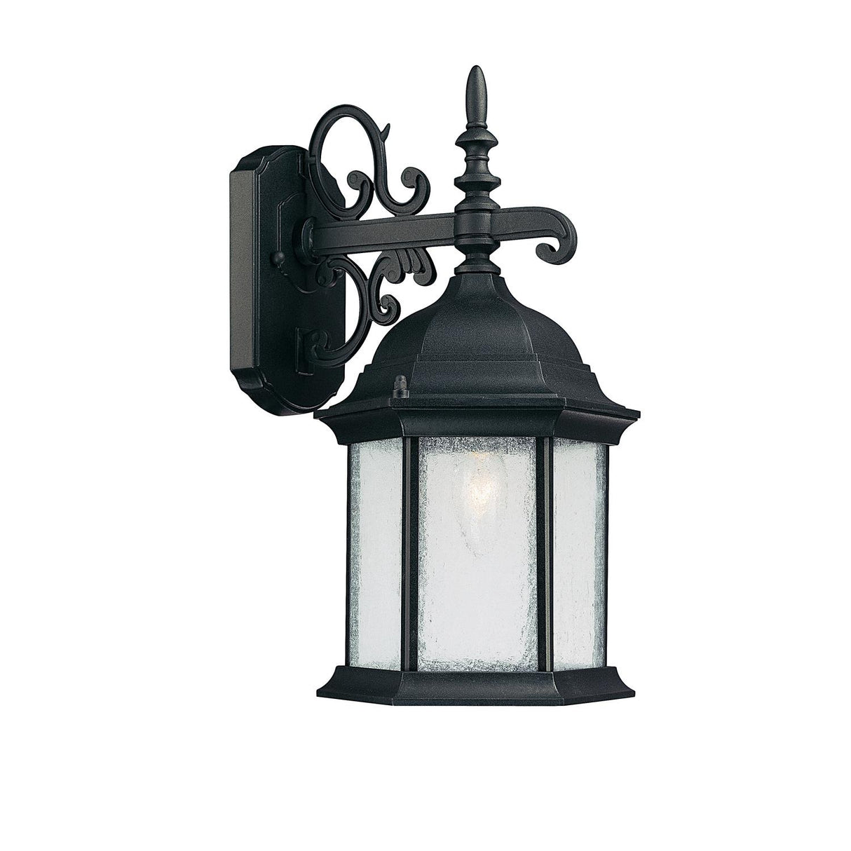 Capital Lighting 9833BK Main Street 1 Light Outdoor Wall Lantern Black