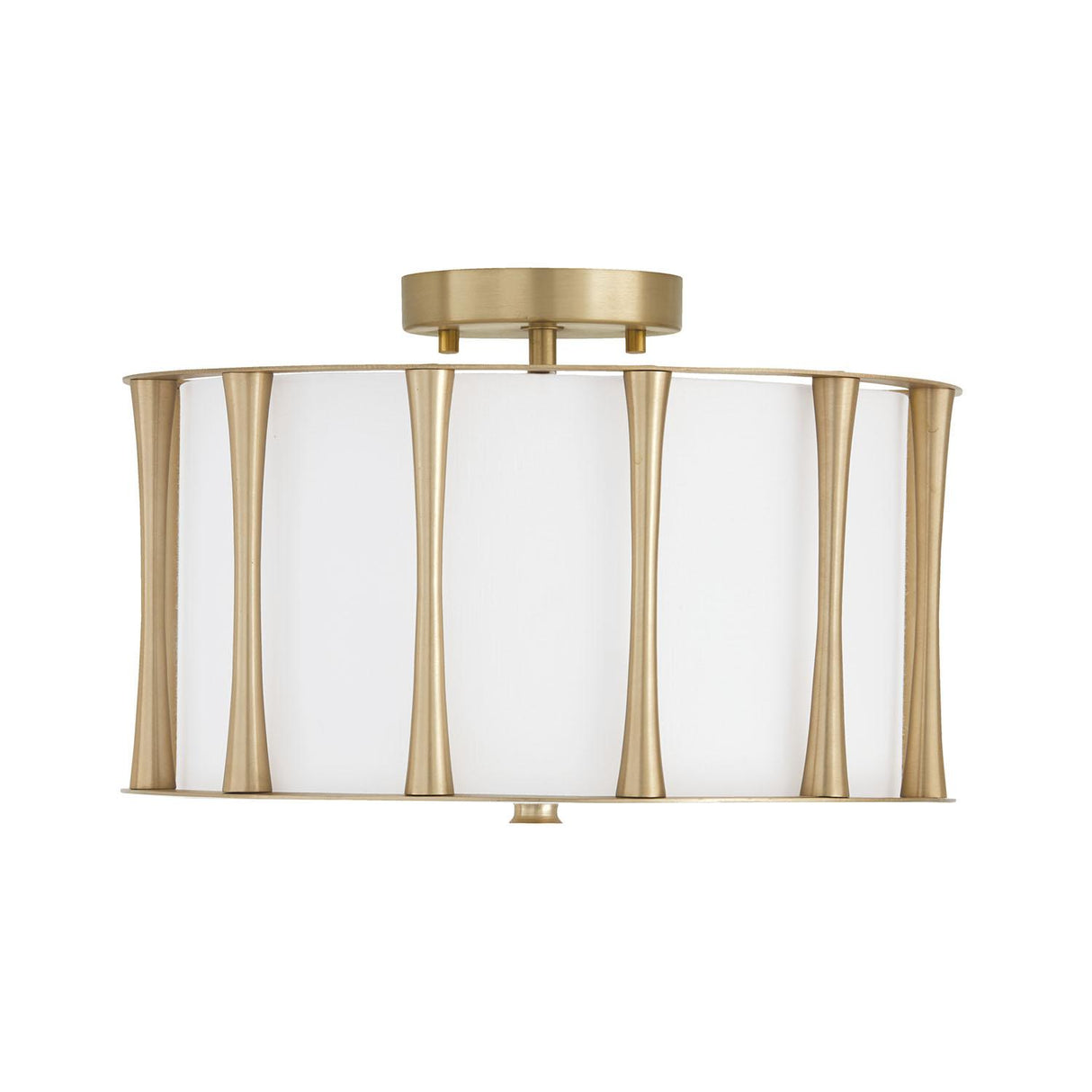 Capital Lighting 244631MA Bodie 3 Light Dual Mount Semi-Flush/Pendant Matte Brass