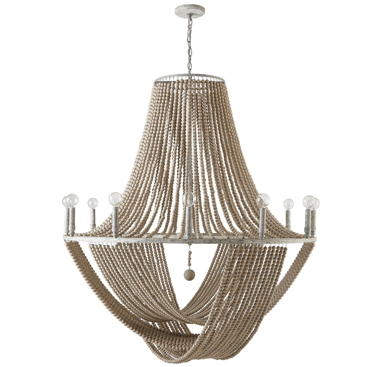 Capital Lighting 429501MS Kayla 12 Light Chandelier Mystic Sand