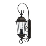 Capital Lighting 9723OB Carriage House 3 Light Outdoor Wall Lantern Old Bronze