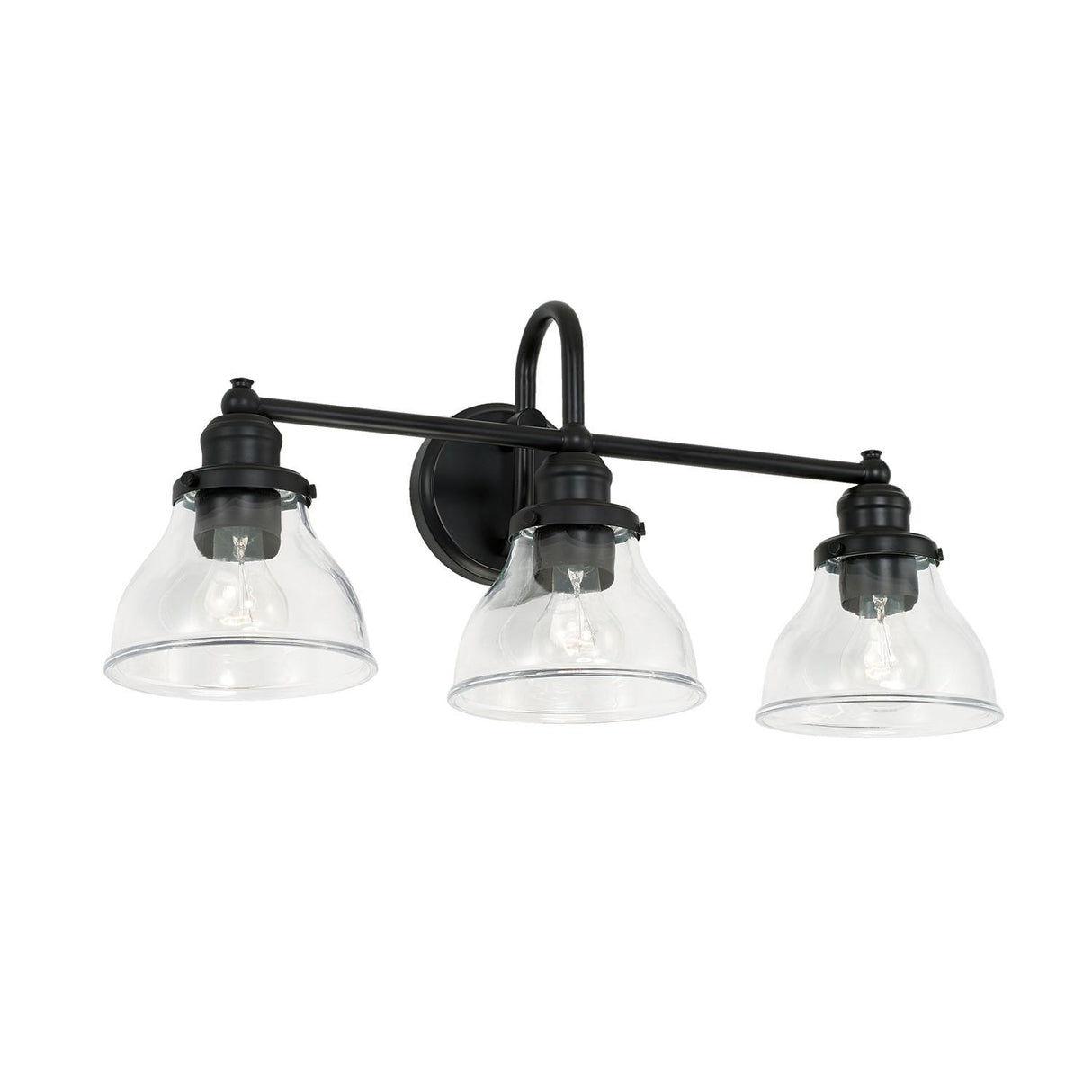 Capital Lighting 8303MB-461 Baxter 3 Light Vanity Matte Black