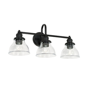 Capital Lighting 8303MB-461 Baxter 3 Light Vanity Matte Black