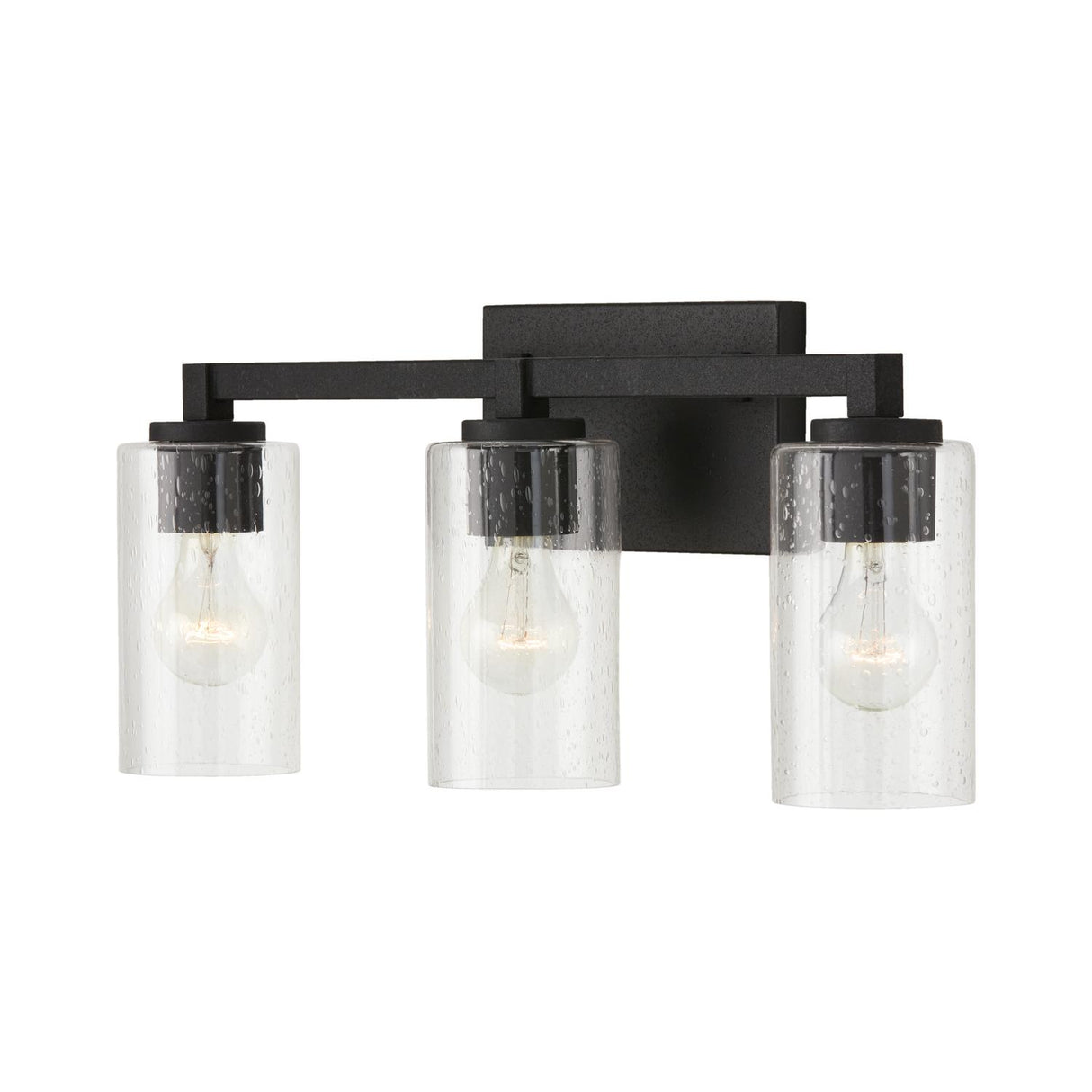 Capital Lighting 119831BI-435 Ravenwood 3 Light Vanity Black Iron
