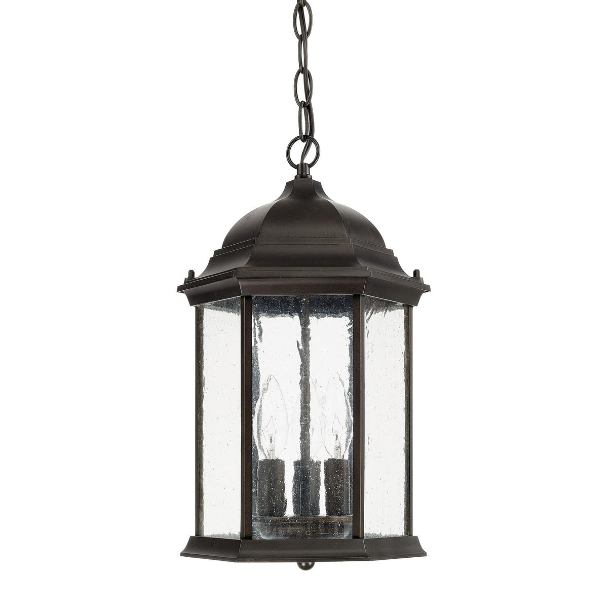 Capital Lighting 9836OB Main Street 3 Light Outdoor Hanging Lantern Old Bronze