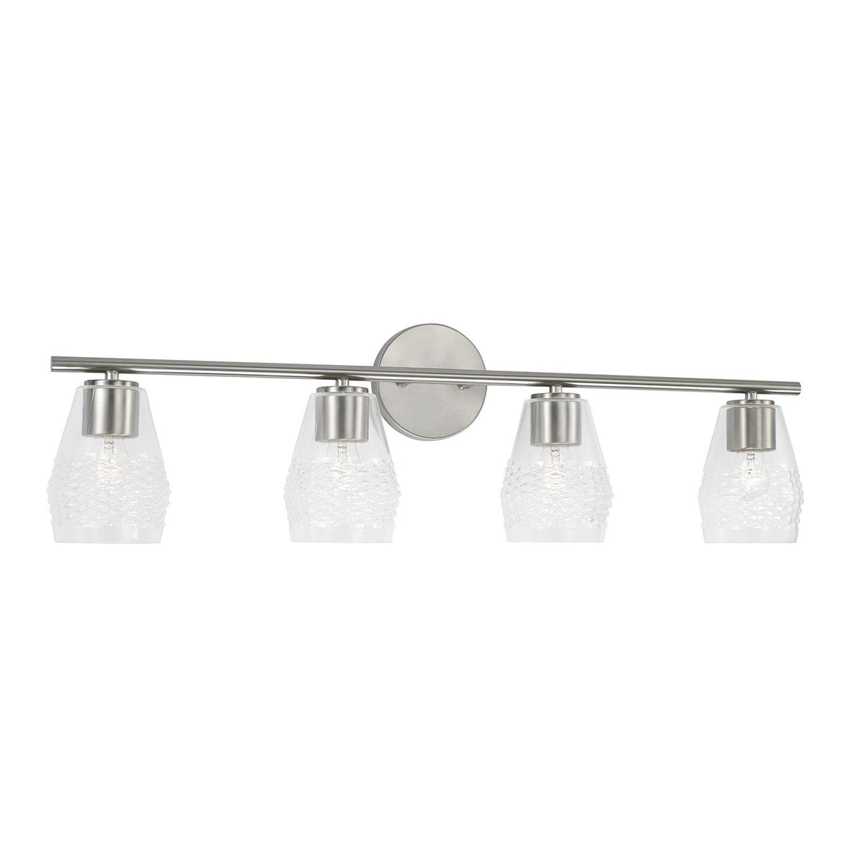 Capital Lighting 145041BN-524 Dena 4 Light Vanity Brushed Nickel