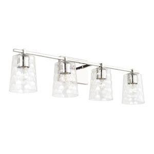 Capital Lighting 143541PN-517 Burke 4 Light Vanity Polished Nickel
