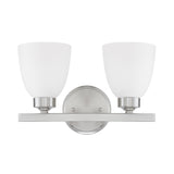 Capital Lighting 114321BN-333 Jameson 2 Light Vanity Brushed Nickel