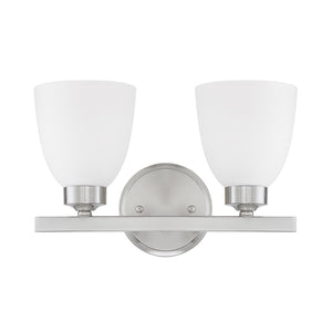 Capital Lighting 114321BN-333 Jameson 2 Light Vanity Brushed Nickel