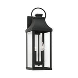 Capital Lighting 946421BK Bradford 2 Light Outdoor Wall Lantern Black