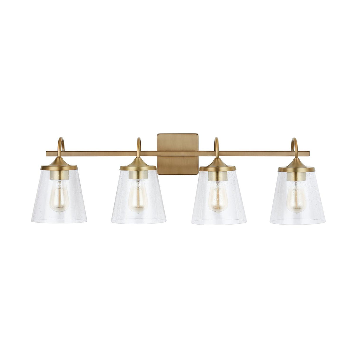 Capital Lighting 139142AD-496 Jayne 4 Light Vanity Aged Brass