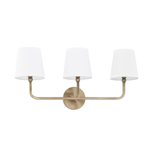Capital Lighting 119331AD-674 Dawson 3 Light Vanity Aged Brass