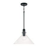 Capital Lighting 345811MB Greer 1 Light Pendant Matte Black