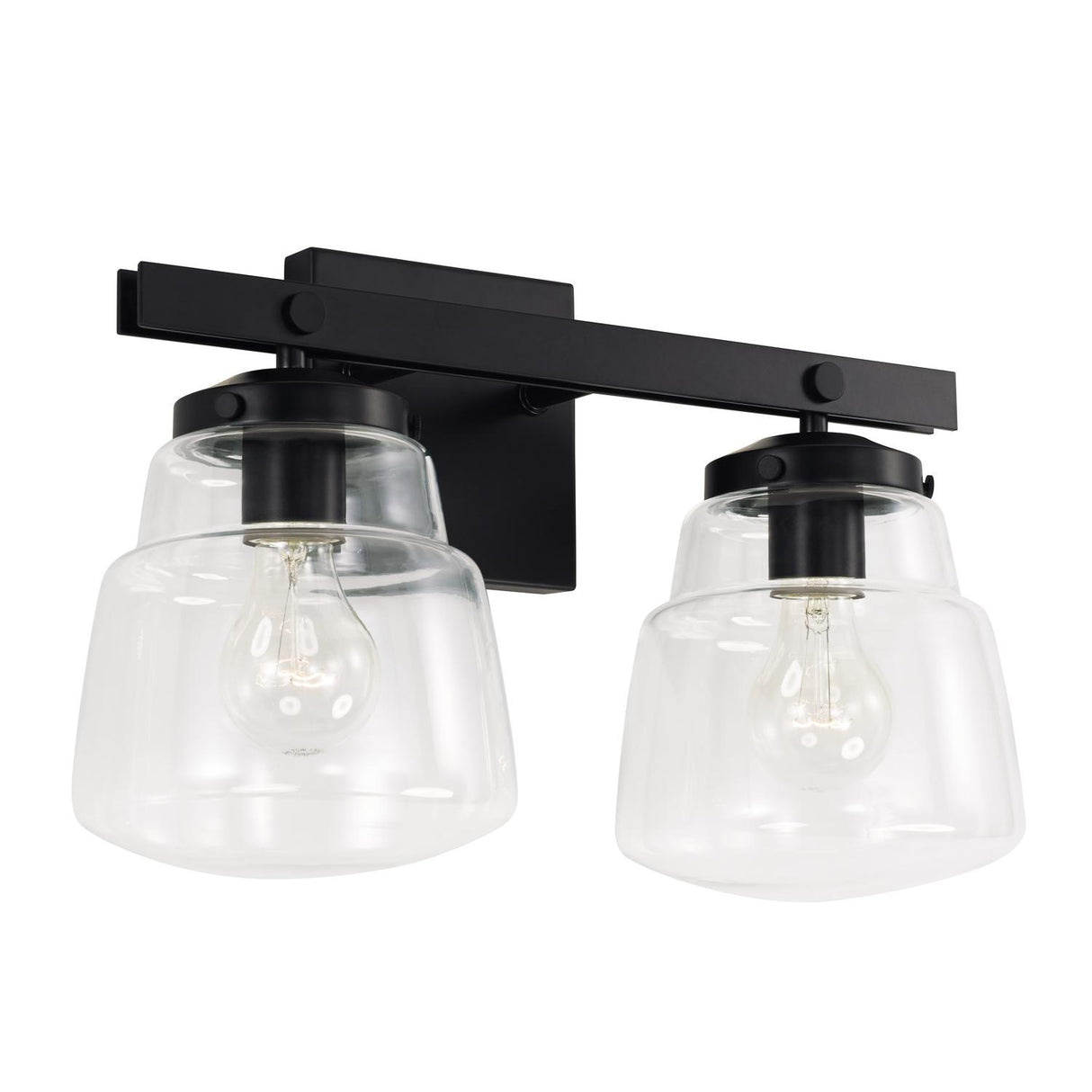 Capital Lighting 142721MB-518 Dillon 2 Light Vanity Matte Black