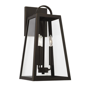 Capital Lighting 943732OZ Leighton 3 Light Outdoor Wall Lantern Oiled Bronze