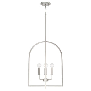 Capital Lighting 548841BN Lawson 4 Light Foyer Brushed Nickel