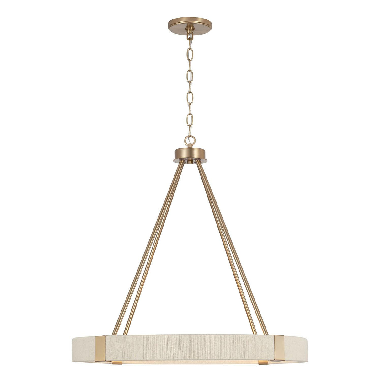 Capital Lighting 449841MA Delaney 4 Light Chandelier Matte Brass