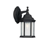 Capital Lighting 9832BK Main Street 1 Light Outdoor Wall Lantern Black