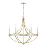 Capital Lighting 443161WG Isabella 6 Light Chandelier Winter Gold