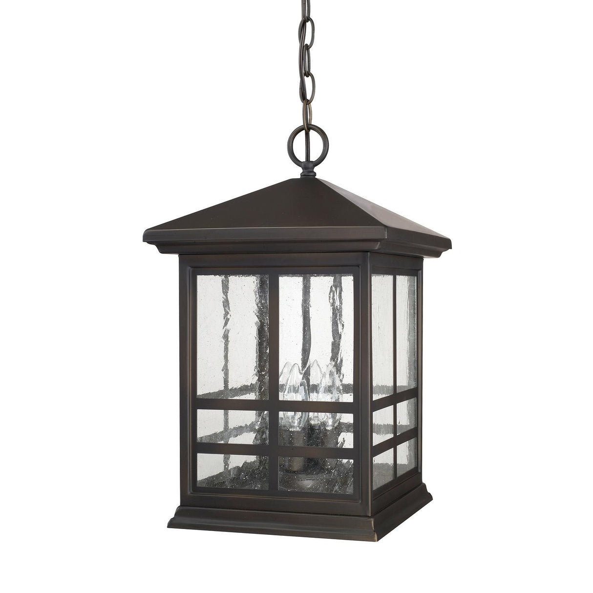 Capital Lighting 9914OB Preston 4 Light Outdoor Hanging Lantern Old Bronze