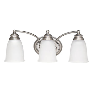 Capital Lighting 1088MN-132 Clarke 3 Light Vanity Matte Nickel