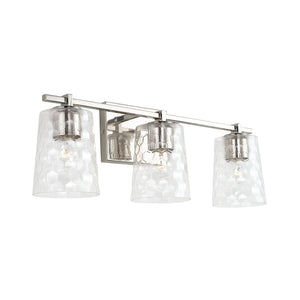 Capital Lighting 143531PN-517 Burke 3 Light Vanity Polished Nickel