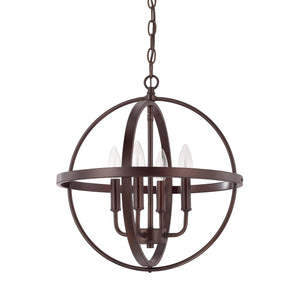 Capital Lighting 317541BZ Hartwell 4 Light Pendant Bronze