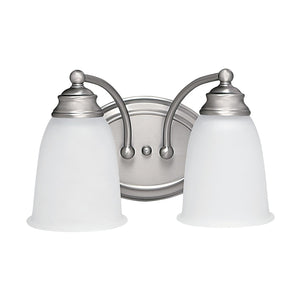 Capital Lighting 1087MN-132 Clarke 2 Light Vanity Matte Nickel