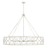 Capital Lighting 443381WW Ricci 8 Light Chandelier Winter White