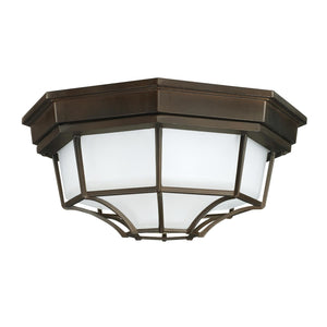 Capital Lighting 9800OB Outdoor 2 Light Outdoor Flush Mount Old Bronze