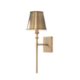 Capital Lighting 649711AD-708 Whitney 1 Light Sconce Aged Brass